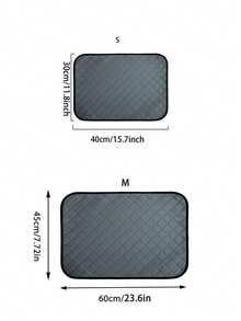 1pc Hamster Accessories,Machine Washable Urine Absorbent Pad,: Perfect For Rabbits,Guinea Pig,Small Dog Beds,Cat Bed& Other Small Pets! - Grey - View 13