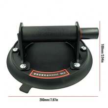 8-Inch Heavy Duty Suction Cup With Handle - Can Lift Up To 440 Lbs Of Glass, Tile And Marble - Durable Vacuum Suction Cup, Suitable For Construction And Home Maintenance, Industrial, Replacement