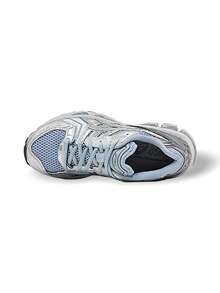 Asics KAYANO 14 男女通用训练运动鞋 透气轻便吸汗 弹性好 多功能 易洗 灰色 银色 蓝色 1203A537-401 - 灰/銀/藍 - 查看 5