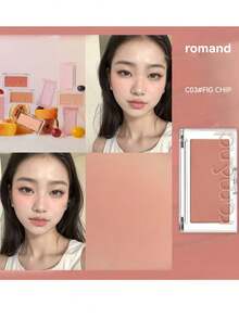 Rom&nd Romand BETTER THAN CHEEK C03 FIG CHIP 4g/0.14oz，柔霧絲絨啞光質感，控油舒適，適合乾性肌膚，易上妝日常腮紅，獨特浮雕外殼，適合新手，K-Beauty，韓系彩妝，Olive Young，禮物 - C03 FIG CHIP - 查看 6