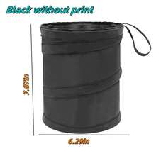 1/2pcs Colorsful Multi-Functional Car Trash Can, Vehicle Trash Can, Garbage Can For Car, Portable Trash Car, Multi-Functional Car Trash Can, Foldable Car Garbage Bin Storage Container - Multicolor - View 10