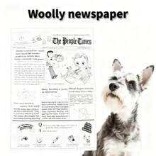 宠物猫狗磨牙玩具，耐用耐咬磨牙自娱小玩意。报纸沙沙作响玩具，狗狗用品，猫咪用品，猫狗情人节礼物，斋月礼物 - 彩色 - 查看 6