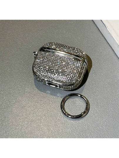 优雅银色水钻保护壳，兼容苹果Pro 1/2/3/4/5，时尚新设计