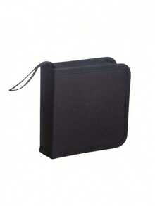 1pc 40pcs CD/DVD Case Holder: Portable Wallet Disc Storage Binder For Car, Home & Travel - Keep Your Discs Organized!