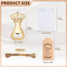 Festival Supplies Wedding Gifts Small Gifts Practical Gifts Creative Beer White Box Crown Bottle Opener - mặc định - Xem 11