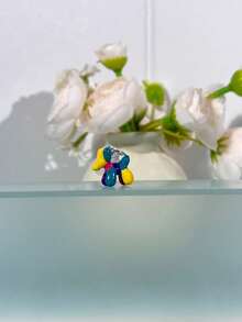 1个合金油滴小狗装饰防尘塞，兼容 Type-C充电口和数据口。兼容小米、OPPO、vivo、 5-17、耳机。 - 彩色 - 查看 2