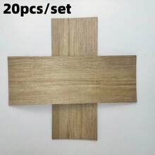 20片/套 40厘米x15厘米 PVC地板条 木纹效果地板，瓷砖贴纸 地板条 自粘乙烯基地板砖 墙板 地板贴纸 适用于厨房 卧室 客厅 办公室 墙贴