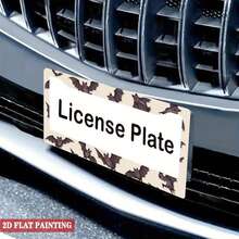 1 Bat Pattern License Plate Frame, Unique Car Accessory With 2-Hole Mounting, Fun And Stylish Front License Plate Holder For Cars, Size: 12x6 Inches - 1pc - View 4