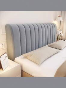 1 天鹅绒加厚床头板套，适用于全尺寸加州特大号床，绗缝床头板套，柔软防尘保护套，适用于卧室装饰，可水洗，长款保护套带垫子，适合特大号床，弹性填充，优雅双人床、单人床，适用于木床、情侣。