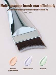 1 Dual-Ended Foundation Brush, 1 Teardrop Makeup Sponge Puff (Dual-Ended Fishtail Foundation Brush, Crescent-Shaped Flat Head, Ultra-Thin, Smooth Foundation Application Brush, Does Not Absorb Too Much Product, Dedicated For Foundation Liquid),Brush Set,Makeup Brush Kit,Make Up Brush Set,Make Up Set Complete,Makeup Brush Set,Complete Makeup Kit,Brush Kit,Brushes Makeup Set,Makeup Gift Set,Set - Multicolor - View 9