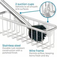 Kitchen SinksinterDesign 84822 Gia Suction Kitchen Sink Caddy Holder for Sponges and Kitchen Accessories Polished Extra LargeKitchen Sinks - Pulido - Ver 4