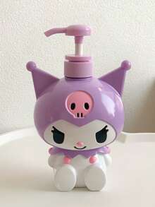 Sanrio Sticlă de duș cu șampon și gel de duș Sanrio cu personaje drăguțe de desene animate Kuromi Melody Hello Kitty/Cinnamon Dog, sticlă de presare pentru gadgeturi de baie, sticlă de loțiune drăguță Kuromi cu desene animate, sticlă de dispensare cu presare în formă de 3D, sticlă de șampon, sticlă de baie, capacitate mare, potrivită pentru depozitare în călătorii