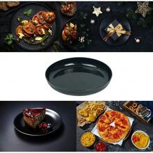 6 Pack Wheat Straw Plates Reusable Dinner Plates Durable And Lightweight Perfect For Home Parties Camping And Dishwasher  Dark Gray Light Gray Black - DarkGrayLightGrayblack - View 4