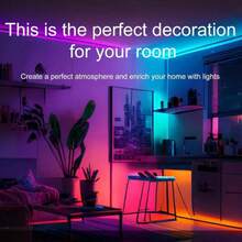 RGB Light Strip, Led Lights For Bedroom, Living Room, GameRooms, Kitchen, Dance Studios, PartyDecor, Holiday Gifts