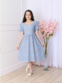 Junior Lace Dress - Celeste - Ver 4