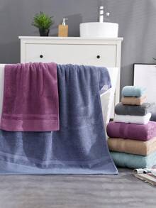 3 piezas/1 pieza Toallas de baño de algodón minimalistas modernas, súper suaves y absorbentes, toalla de baño extra grande, secado rápido, sin pelusa, toalla de sauna, de alta calidad, ligera, toalla de invitados, mejor regalo para la pareja, toalla de mano 34*75, toalla de baño 70*140 - Caqui - Ver 10