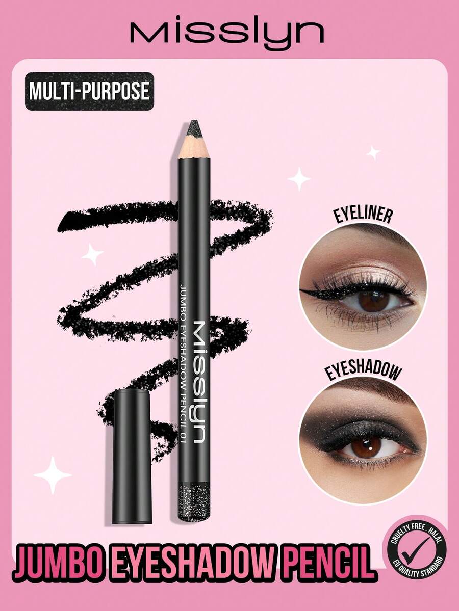 Bút kẻ mắt Jumbo MISSLYN, bút kẻ mắt nhũ chống thấm nước, công thức mịn mượt, dễ sử dụng, bám dính hoàn hảo trên da, lên màu chuẩn, cho hiệu ứng ngọc trai trong suốt, nhũ và kim loại, chống thấm nước lâu trôi, mịn như nhung, dạng kem. - #1 - Xem 1