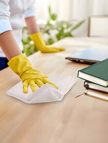 1-50条装白色简约面巾，酒店专用无绒毛巾，柔软吸水面巾，浴室用品 - 彩色 - 查看 6