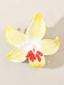 1pc Autumn And Winter Starfish Flower Hair Clip, Made Of PS Material, 10cm/3.94Inch, Suitable For Women's Headwear, Hair Accessories, Hair Clips, Claw Clips, Hair Claw On The Back Of The Head, Hair Claws, Suitable For Casual, Party, Street And Other Scenes. Cute And Versatile Style, High-End Hair Accessory, Can Be Used As A Holiday Gift, Can Be Worn For Four Seasons, Thick Hair And Thin Hair Can Be Used Fashion Hair Clutch Elegant Hair Jaw Clip - Multicolor - View 11