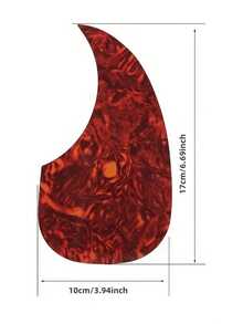 1pc Vintage Classical Acoustic Guitar Pickguard, Suitable For 40-41 Inch Guitar, Scratch Protection, Great Musical Instrument Gift - Multicolor - View 4