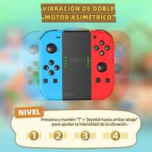 Joypad BT 5.2 RGB para Switch Mando Joy Controller compatible con Nintend Switch/Lite/Oled Joycons Joystick con vibración de 6 ejes - Multicolor - Ver 6