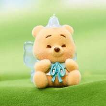 Miniso 迪士尼小熊维尼 Die Die Pu Xiu 系列盲盒摆件，精密注塑成型，透明细节耳朵，创意桌面装饰（随机发货）（1个） - 彩色 - 查看 5