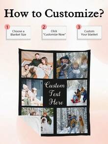 1pc Customized Photo Blanket , Customizable Things Personalized Photo Blanket , Fathers Day Gift, Father Gift, Christmas Decorations Personalized Photo Memory Blanket, Gifts For Women Blanket Use For Bedding/Sofa/Indoor/Outdoor, Customized Christmas Gifts ,Bedroom Decor Friend Gift ,Family Gift, Birthday Gifts, Wedding Gifts, Gift For Friend, Gift For Her,Gift For Girlfriend, Gift For Mom/Dad Washable Cute,Funny Custom,Unique,Personalized Ideal Gifts For Boyfriend,Ideal Gifts For Girlfriend,Ideal Gifts For Him,Ideal Gifts For Friends Boyfriend,Girlfriend,Friends Sofa,Bed,Car,Tea Room,Bedroom,Living Room,Bathroom,Dining Room,Breathable,Lightweight,Washable,Funny,Cute,Love,Soft,Comfortable,Elegant,Simple,Custom,Personalized,Unique,Ideal Gifts For Him,Ideal Gifts For Her,Him,Her,Boyfriend,Girlfriend,Dad,Mom,Family,Friends,For Anniversaries,For Mother's Day - Phong cách 18 - Xem 3