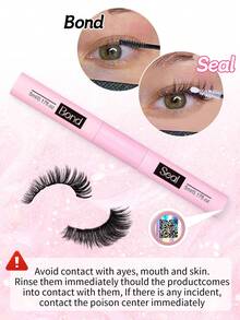 448pcs Lashes Clusters D Curl Individual Eyelashes, With Bond And Seal, Eye Brush, Tweezers Kit For Beginner Friendly, Soft And Natural Look Fake Lashes For Enlarge Eyes Makeup Beauty, Thick&Natural Fluffy Diy Segmented Lashes - Multicolor - View 10