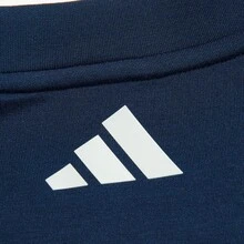 Adidas 男士舒适休闲圆领运动套头衫 JF4876 - 藏青色 - 查看 6