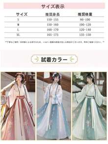 Hanfu Sets - màu xanh lá - Xem 6