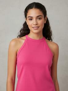 Women Blouses - Hot Pink - View 5