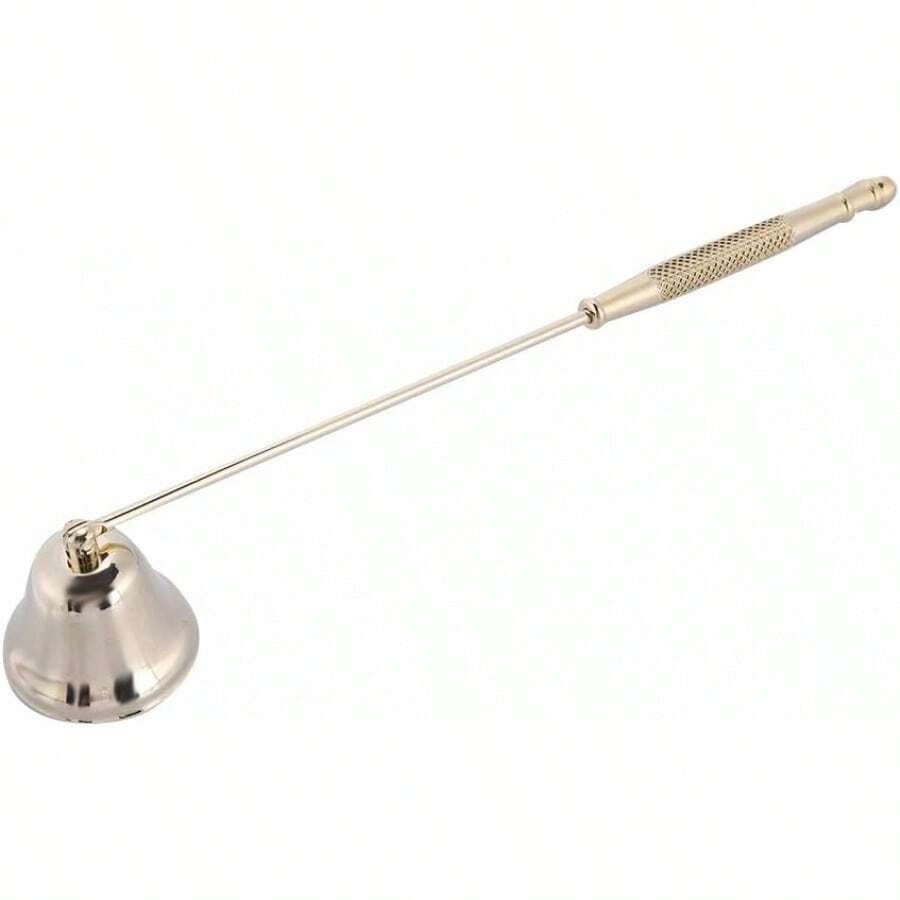 Apagavelas, Apagavelas, Extintor de Velas de Moda con Largo, Apagavelas en Forma de Campana de Acero Inoxidable, Cubrecortador de Mechas, Herramienta de Mano, Accesorios (Oro) - Negro - Ver 1