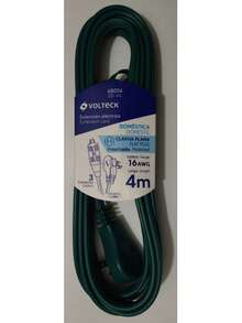 Extensión eléctrica doméstica de 4 metros de largo con 3 contactos y clavija polarizada, ideal para conectar varios dispositivos de forma segura en tu hogar, oficina o negocio. Fabricada con materiales de alta calidad que garantizan una conducción estable de energía y una mayor durabilidad incluso con uso constante. Su clavija polarizada brinda una conexión más segura, evitando cortocircuitos y protegiendo tus aparatos eléctricos. Perfecta para televisores, lámparas, cargadores, ventiladores, computadoras y más. Su diseño ligero y práctico te permite organizar tus espacios y alcanzar enchufes distantes sin necesidad de cables adicionales. La extensión triple de 4 metros está pensada para uso doméstico y de oficina, con un cable flexible que facilita su manejo y almacenamiento. - Tipo de Enchufe A USA (110-127V) - Ver 5