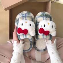 New Plush Slippers For Women, Cute Fluffy Slip-On Slippers, Comfortable & Non-Slip Indoor Home Casual Wear, Shoe, Spring Summer Picks, Brides Maid Gifts, Room, Bedroom Decor, Bedroom Decor, Beach, Travel, For Men, For Women, Vacation,Cute Stuff - Multicolor - View 5