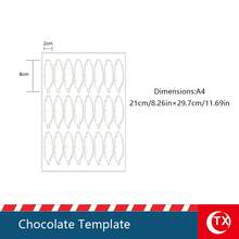 1 件创意巧克力糖果模具，透明亚克力材质，用于塑形和制作羽毛、勺子、方形巧克力，可互换塑形模具，不粘且可重复使用的烘焙模具，适用于巧克力馅料，非常适合家庭面包师、糖果店和巧克力爱好者，适用于婚礼、家庭聚会、节日派对和庆祝活动，巧克力模具 - 彩色 - 查看 14