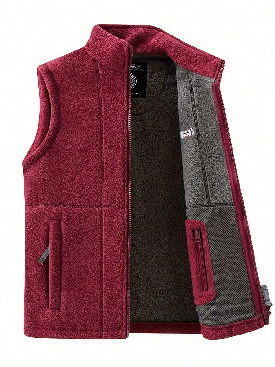 Men Vests - الأحمر - مشاهدة 1