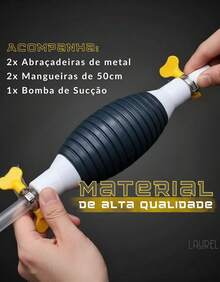 Complete Manual Suction Pump Fuel Transfer - 黑色 - 查看 6