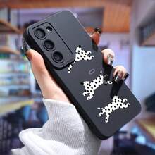 Funda de Teléfono de Lujo Mate Adecuada para Samsung Galaxy S24 Ultra S23 Plus S22 + S21 S20 FE S10 A72 A54 5G A53 A52 A52S A15 A14 A13 A12 A22 A21S A51 A33 A32 A23 5G GT2 Funda Protectora de Silicona Suave a Prueba de Golpes, Adecuada para Chicos y Chicas - Colores mixtos - Ver 4