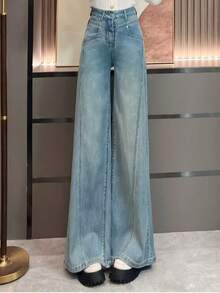 Women Jeans - Light Blue - View 6