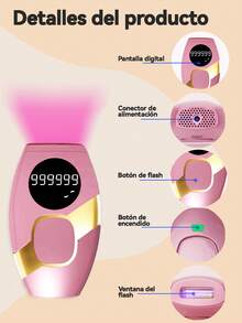 Depiladora Láser IPL Portátil para Uso en Casa - Indolora, Segura y Efectiva para Todo el Cuerpo - Tipo de Enchufe A USA (110-127V) - Ver 6