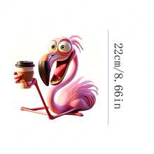 1pc/2pcs/3pcs Big Mouth Bird Iron-On Stickers, Heat Transfer Decals Suitable For DIY Pillows, T-Shirts, Clothing, Canvas Bags, Hoodies, Backpacks, Jeans