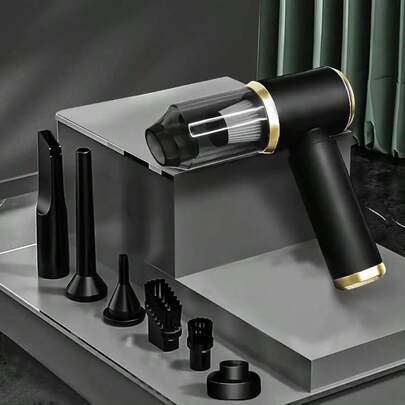 High Power Mini Portable Vacuum Cleaner, 1 Set, Cordless For Car And Home - Blow/Suction Dual Use With Super Strength, Mini Car Vacuum Cleaner, Powerful Suction Vacuum Cleaner, Portable Vacuum Cleaner, Mini Suction Blower, High Suction Cordless Vacuum Cleaner