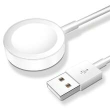 白色无线充电器，适用于 ，1 条装磁吸充电线，兼容 Series Ultra/10/9/8/7/6/SE/SE2/5/4/3/2，USB/Type-C 无线充电线 - 白色情人节礼物 - 白色 - 查看 12