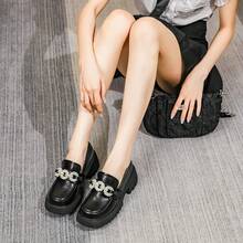 Women Loafers Shoes - Trắng - Horsebit - Xem 6