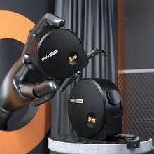 1 pieza Cinta métrica de acero al carbono premium - 3 y 5 metros, herramienta de mano multifuncional portátil para carpintería y uso diario