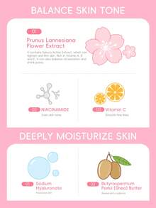 LAIKOU 一套两件装：莱寇日本樱花亮肤精华液和樱花保湿霜，清爽不黏腻，焕活肌肤，保湿滋润，是送给女性、母亲、妻子、姐妹、女孩、女友的护肤好礼，也是母亲节的理想礼物。 - 粉紅色 - 查看 10