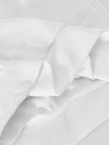 两件套个性风格少女套装，白色卡通图案圆领长袖上衣搭配卡其色宽松口袋阔腿裤，时尚设计，适合春秋季穿着。 - 白色 - 查看 8