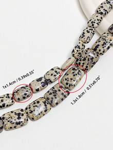 EECLYCJ 10/20 hạt đá tự nhiên hình chữ nhật 13*18mm hỗn hợp ngẫu nhiên DIY dạng hạt rời, pha lê tự nhiên, đá hình, mã não, mắt hổ, đá đốm, đá Aventurine xanh, đá thạch anh hồng, thạch anh tím, đá Sodalite nhiều màu hỗn hợp thương hiệu hòa bình may mắn năng lượng cho phụ nữ/bé gái/phụ nữ làm đồ trang sức vòng cổ vòng tay cổ điển Bohemian thủ công - 13*18mm - Xem 7