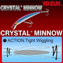 Señuelo flotante Yo-Zuri Yo Zuri R Crystal Minnow - Sábalo fantasma sangrante - Ver 5