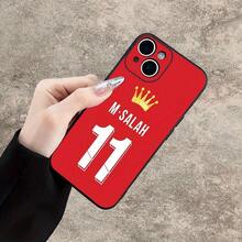 Funda de Teléfono Creativa No. 11 con Patrón de Uniforme de Equipo de Fútbol, Nueva y de Alta , Textura Mate Premium, Protección Completa de Lente, Antigolpes y Antihuellas, Compatible con iPhone 16/15/14/12/11/X/XR/XS/8/7/SE Mini Plus Pro Max Series - Mezcla de colores - Ver 8